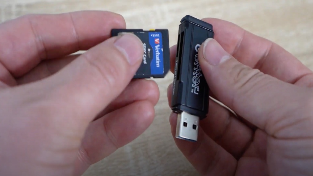 Formatage d'une carte mémoire microSD / SD