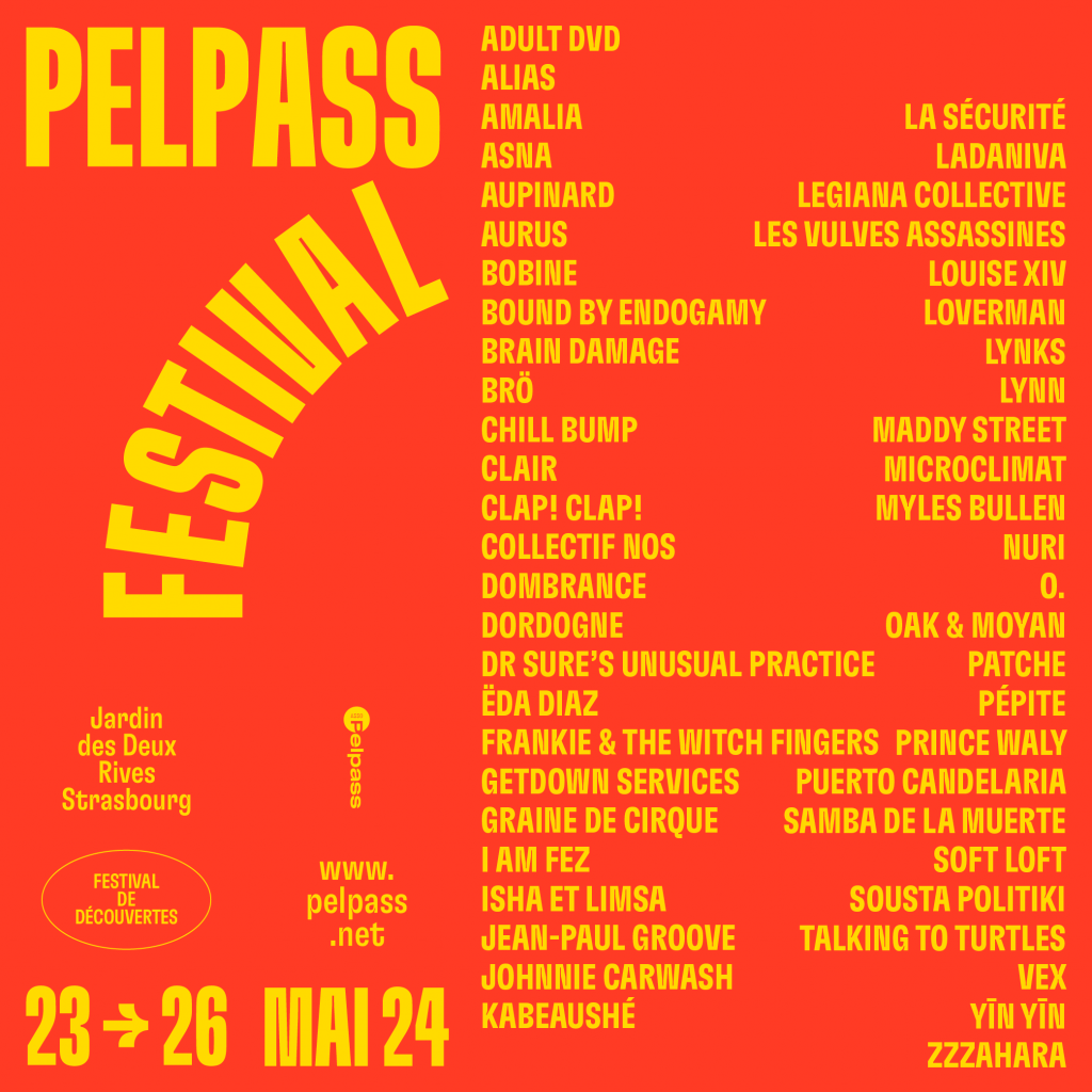 affiche programmation du  Peplass festivals Grand-Est