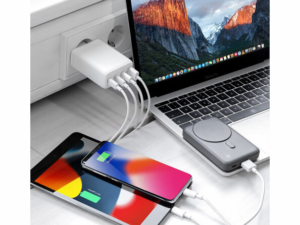 Chargeur secteur avec 4 ports USB